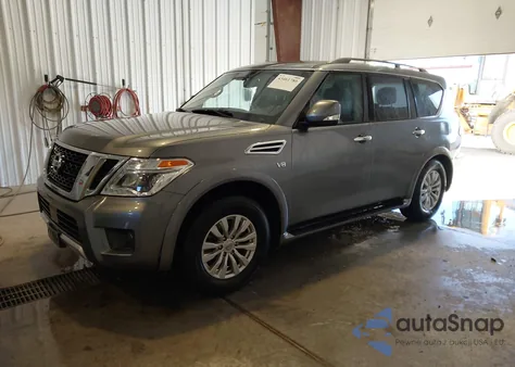 2017 Nissan Armada Sv z USA, uszkodzony, nr VIN JN8AY2NC0H9506273